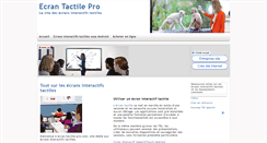 Desktop Screenshot of ecran-tactile-pro.com